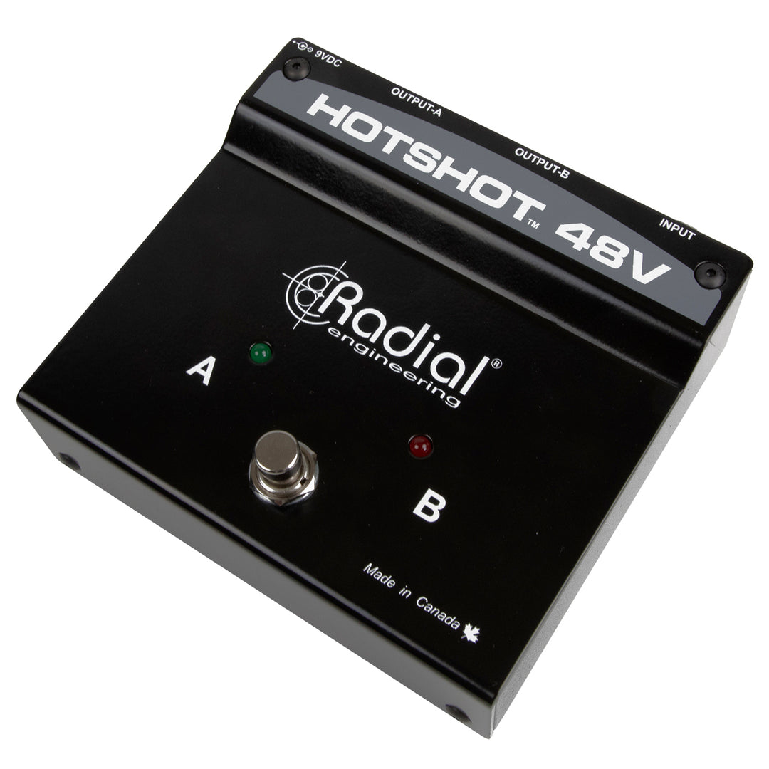 Radial HotShot 48V Condenser Microphone Switcher Pedal