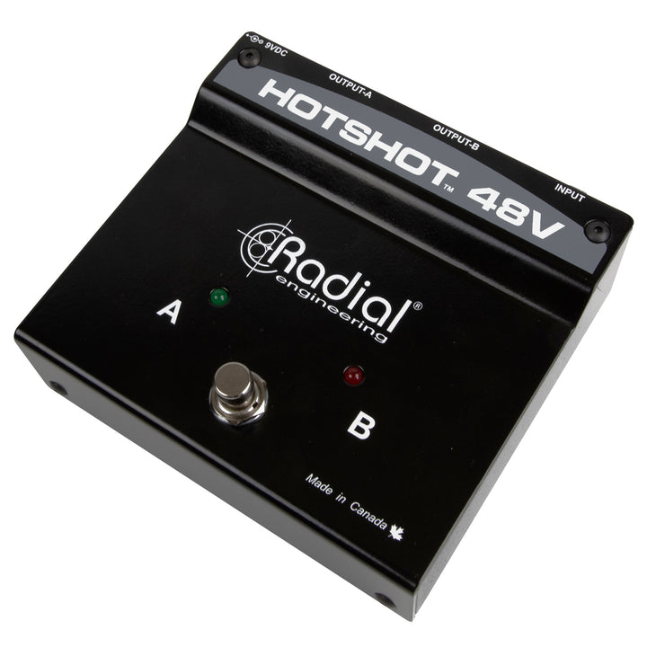 Radial HotShot 48V Condenser Microphone Switcher Pedal