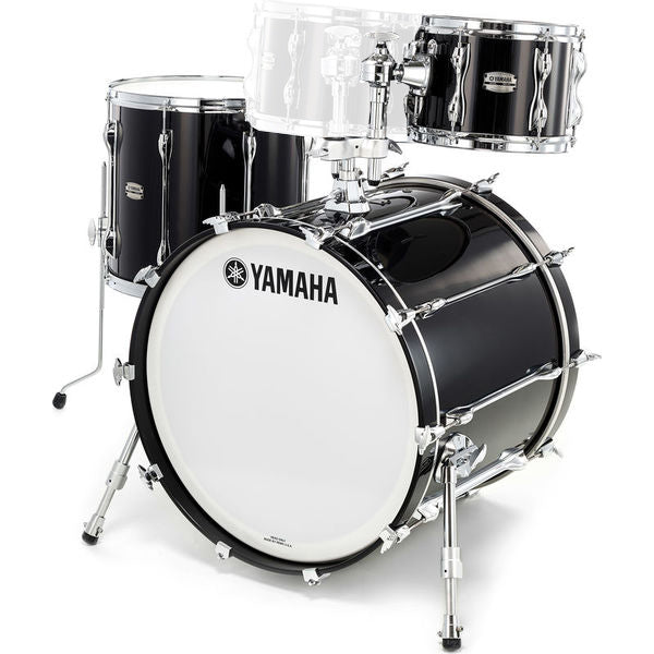 Yamaha Recording Custom 4-Piece Shell Pack 20”x16” Bass Drum (No Snare) - Solid Black