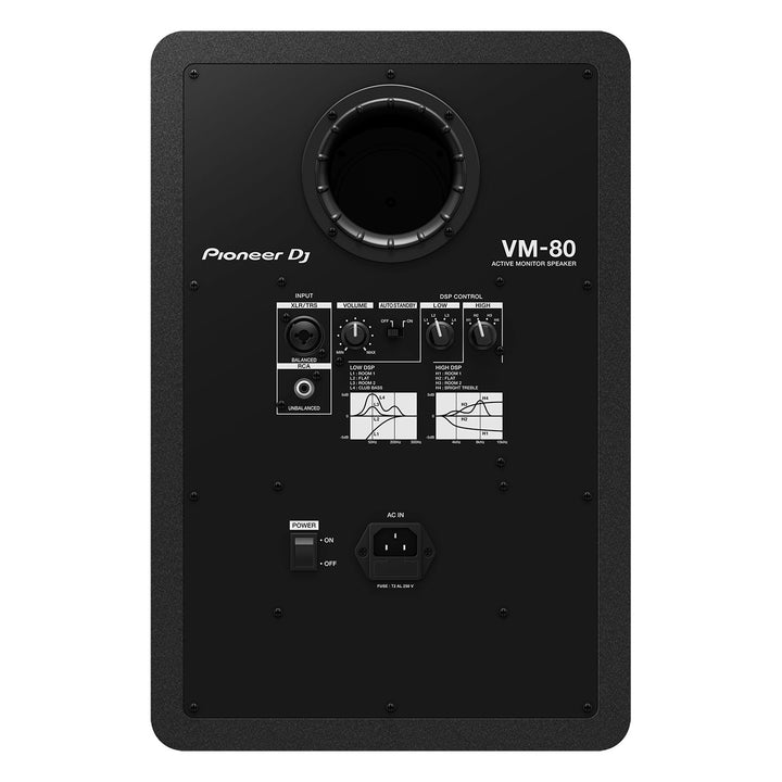 Pioneer DJ VM-80 Active Studio Reference Monitor Black - 8”