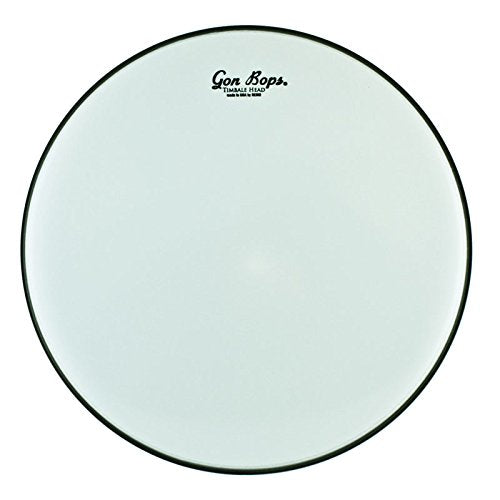 Gon Bops DH13TH - Remo 13'' Smooth White Timbale Head w/GB Logo