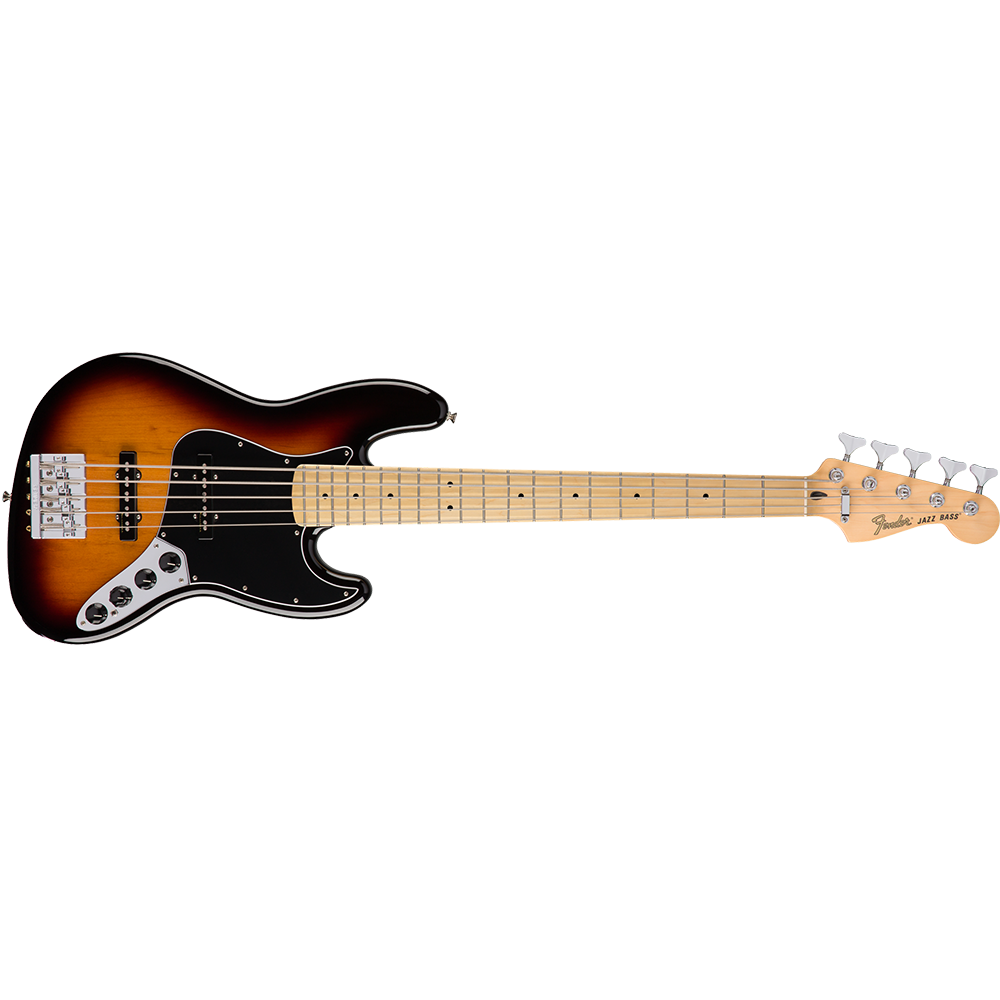 Fender Deluxe Active Jazz Bass V 5-String Electric Bass Guitar - 3-Color  Sunburst