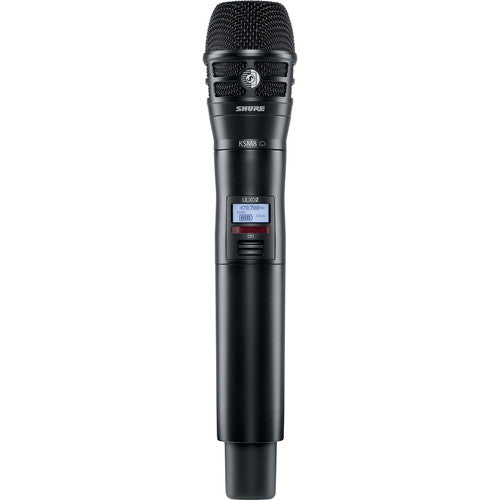 Shure ULXD2/K8B Digital Handheld Wireless Microphone Transmitter with KSM8 Capsule (H50: 534 to 598 MHz)