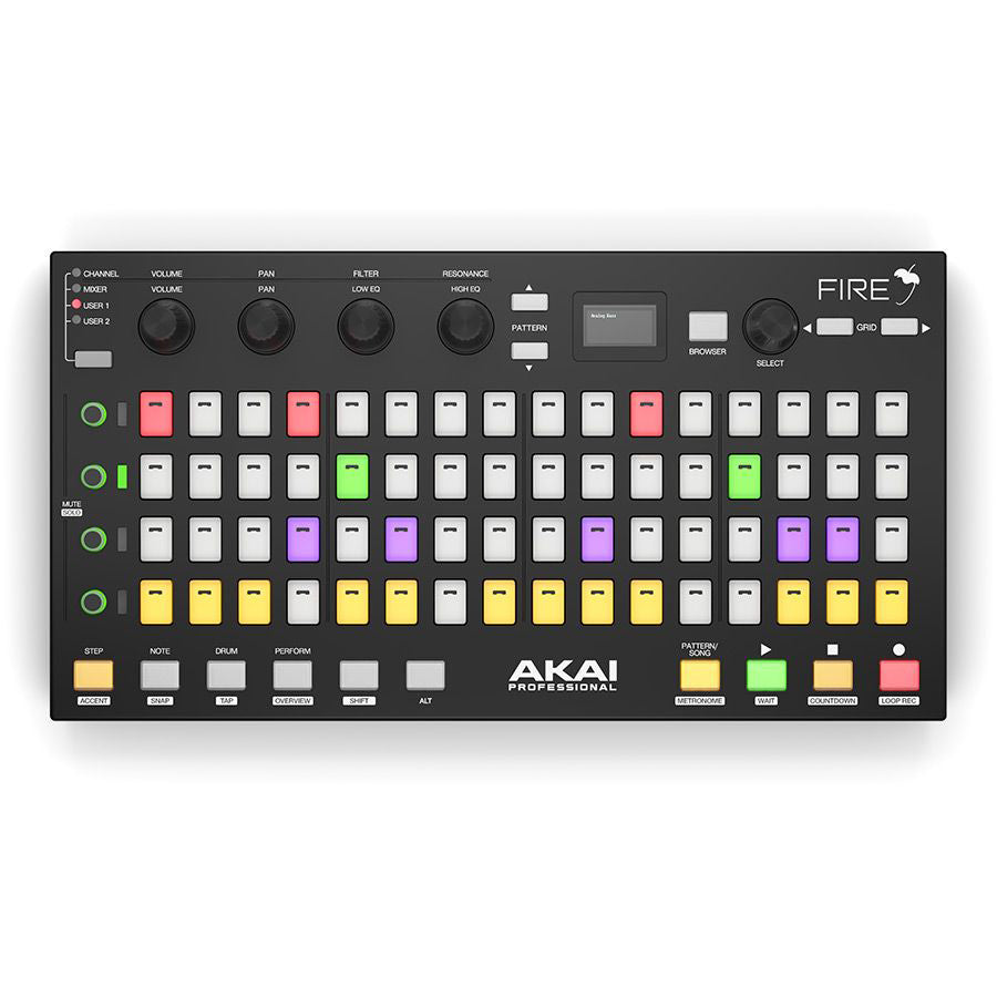 Akai FIRE MIDI Controller for FL Studio (Controller Only)