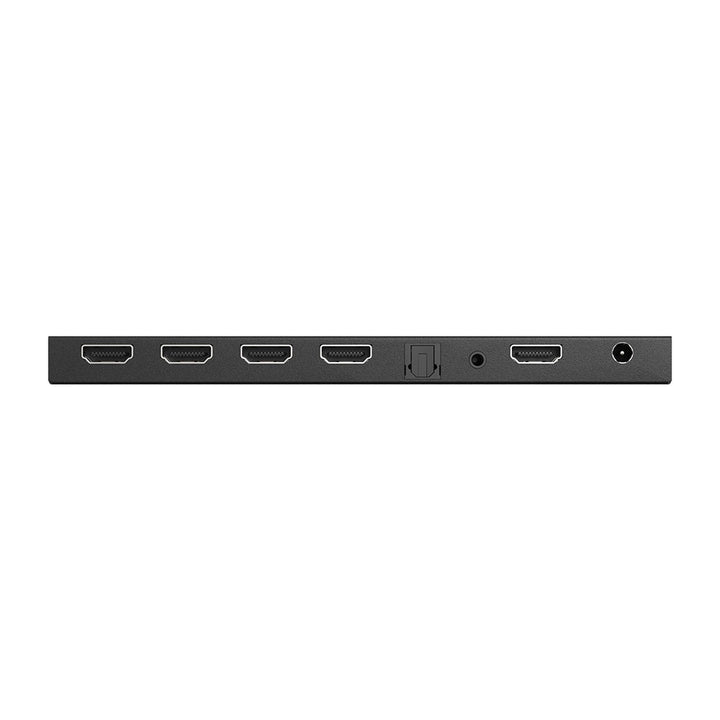 BZBGEAR - 4-Port 4K 60Hz HDMI Splitter with Down-Scaler w/Digital and Analog audio Output
