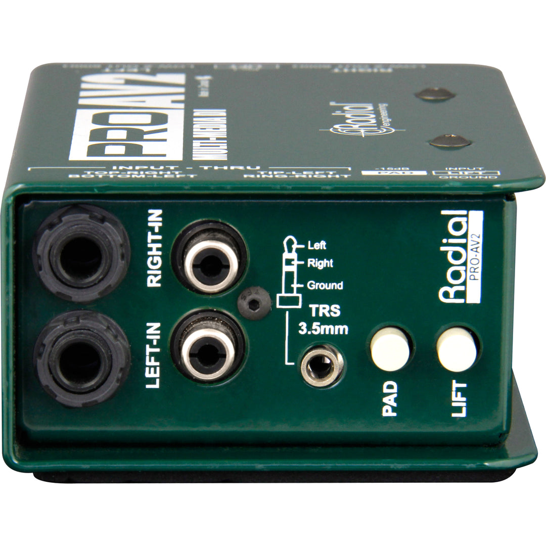 Radial ProAV2 - Audio/Video Passive Stereo Direct Box
