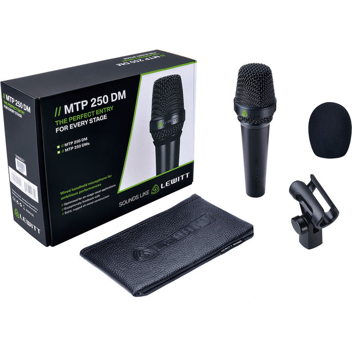 Lewitt MTP 250 DM Handheld Vocal Microphone w/ Switch