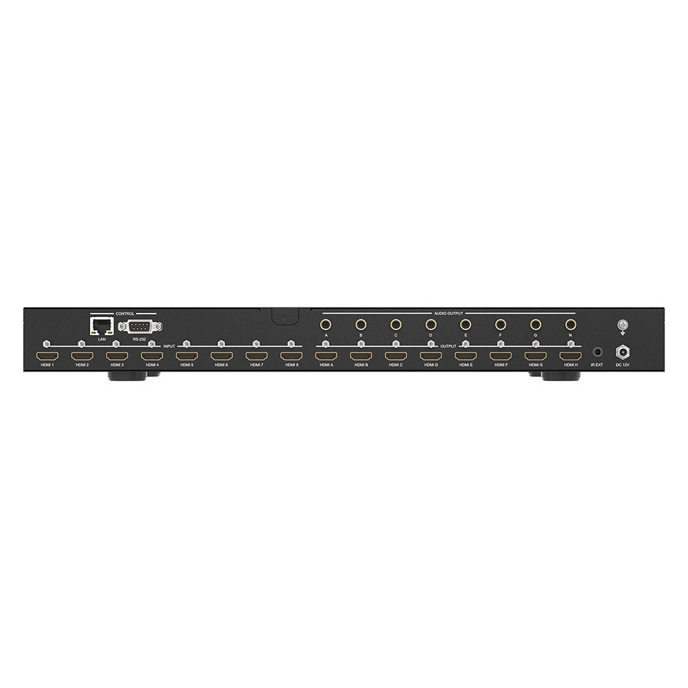 BZBGEAR - 8X8 HDMI 18Gbps Matrix with Audio De-Embedded