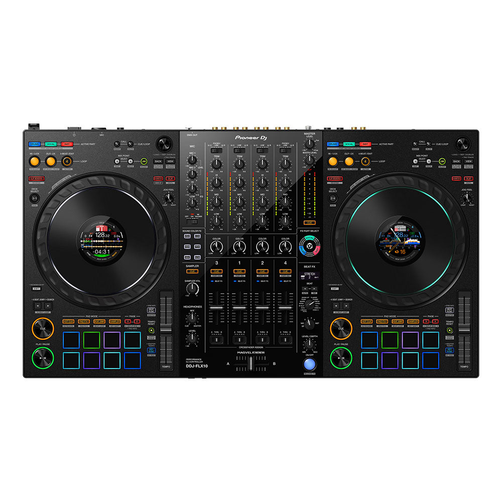 Pioneer DJ DDJ-FLX10 4-Channel DJ Controller for rekordbox/Serato 