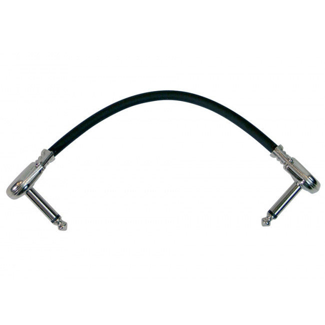 On-Stage PC506B Patch Cable w/ Pancake Connectors 6‚Äù Black