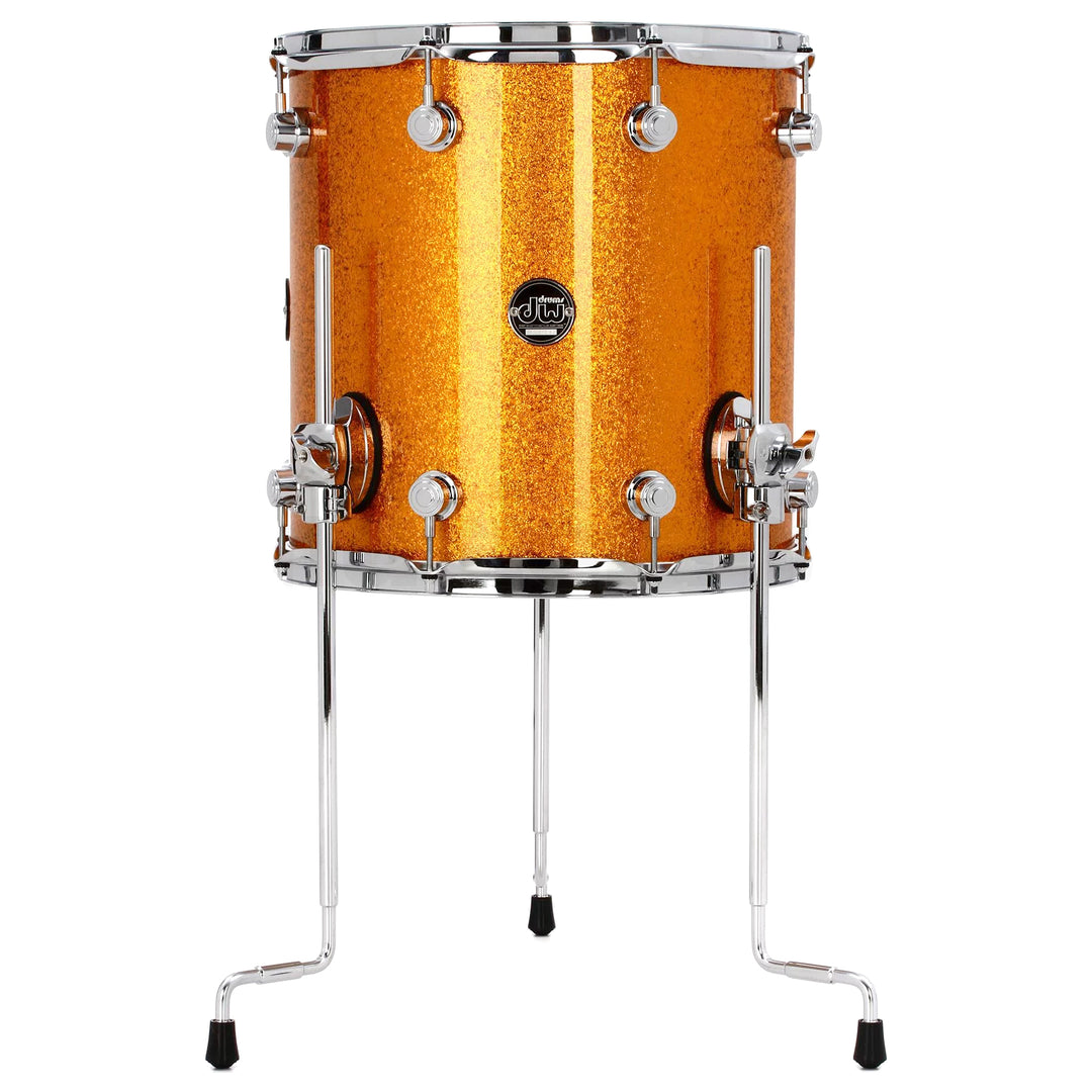DW Performance Series Floor Tom 14x16 Finish Ply - Gold Sparkle
