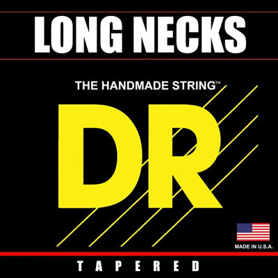 DR Strings TMH6-30 (Medium 6's) - LONG NECKS  - Tapered SS: 30, 45, 65, 85, 105, 125