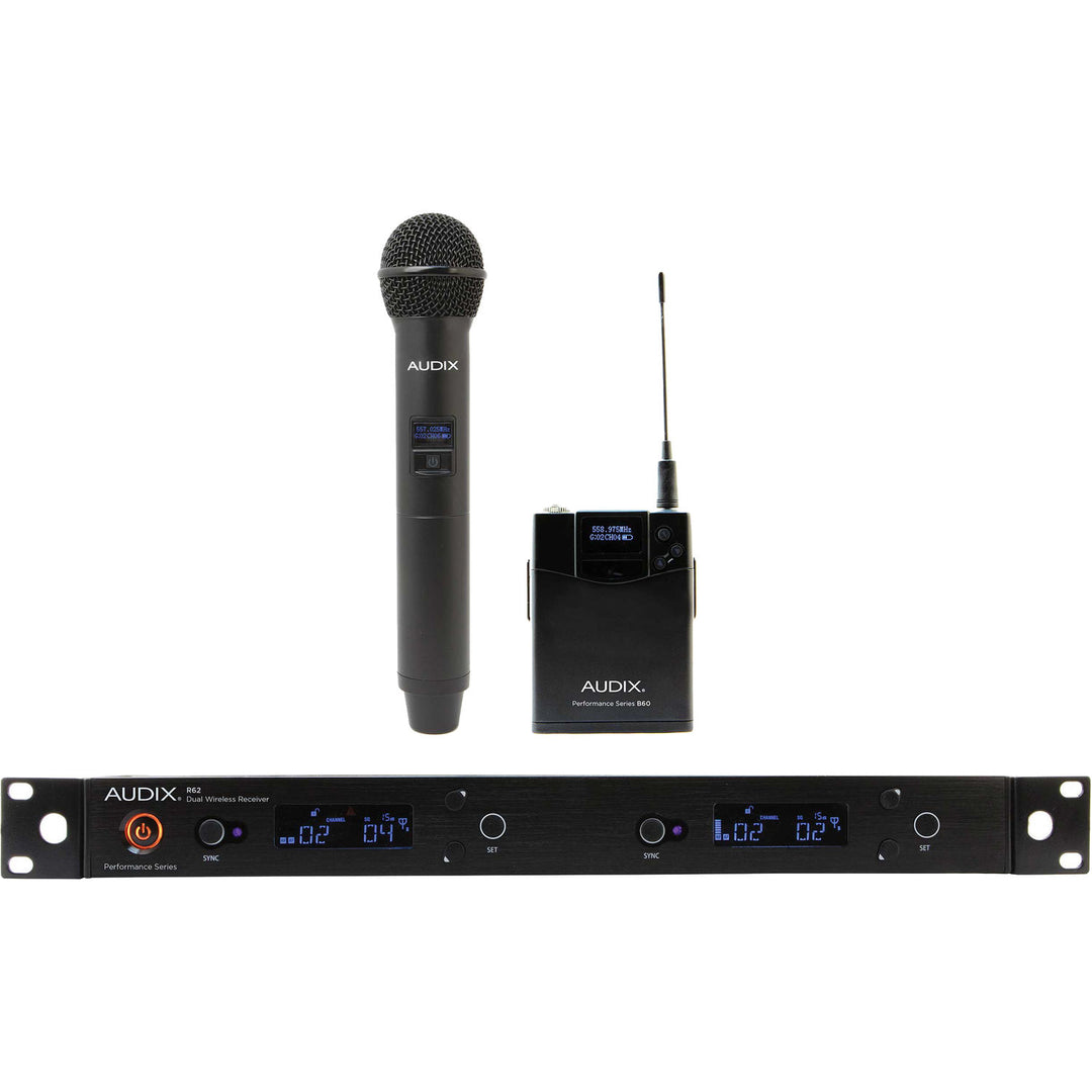 Audix AP42 C2BP Handheld and Bodypack Combo Wireless Microphone System (A: 522 MHz – 554 MHz)