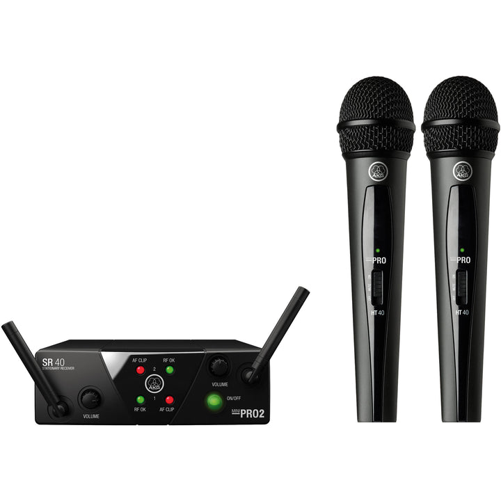 AKG WMS 40 Mini 2 Vocal Wireless Microphone Set (Freq. 25 A/C)