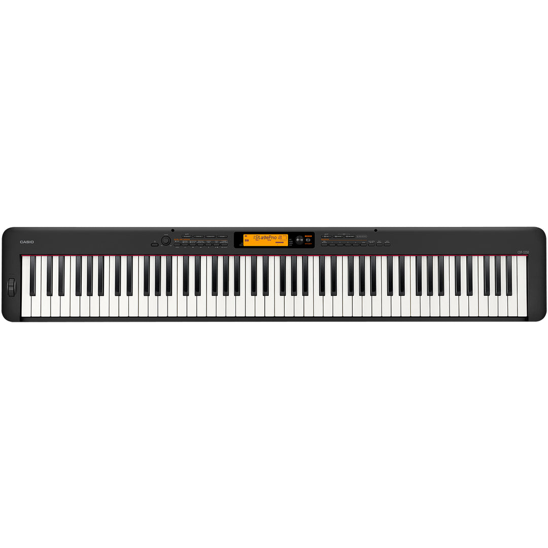 Casio CDP-S350 Compact 88-Key Digital Piano w/ 700 Tones & Scaled Action - Black