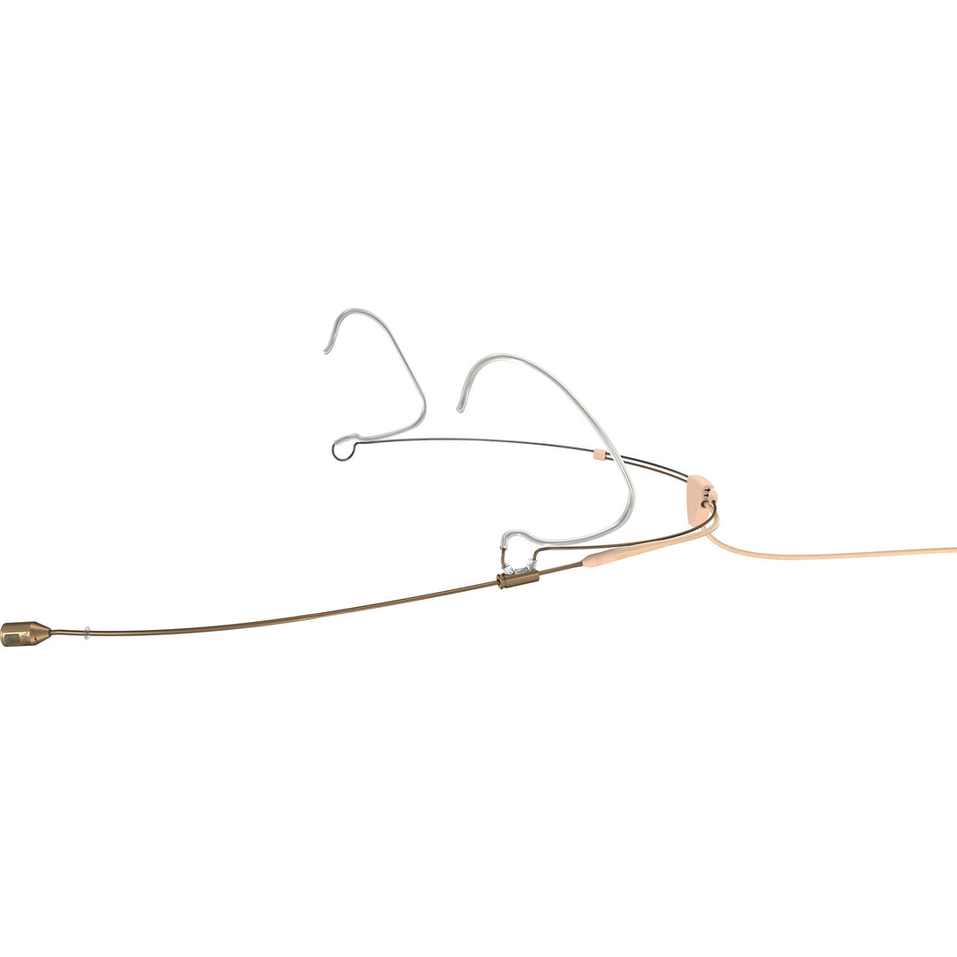 DPA Microphones 4488 CORE Cardioid Headset Microphone w/ TA4F Adapter for Shure Transmitters - Beige