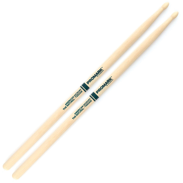 Promark TXR5AW -Promark American Hickory 5A Wood Tip Drumsticks