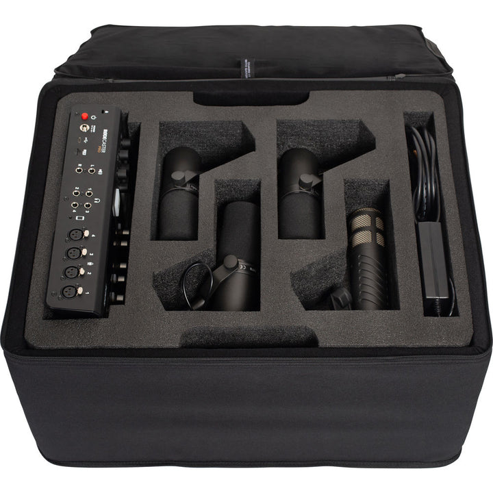 Gator Lightweight Case for Rodecaster Pro and 4x Microphones