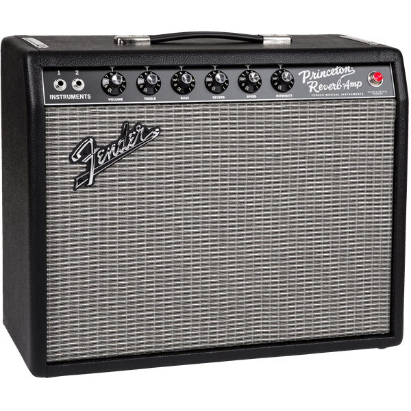 Fender '65 Princeton Reverb Guitar Combo Amplifier - Black & Silver