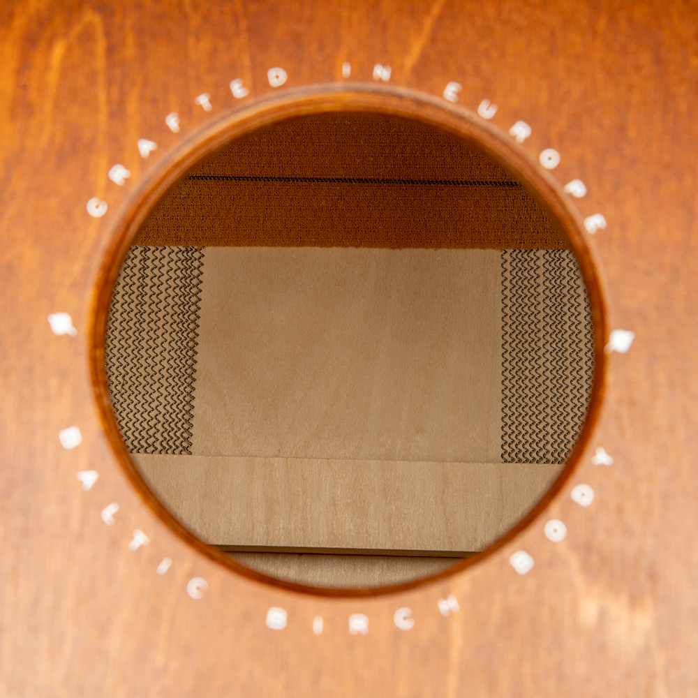 Meinl Percussion- SC80AB-B Snarecraft Cajon 80, Baltic Birch, Almond Birch