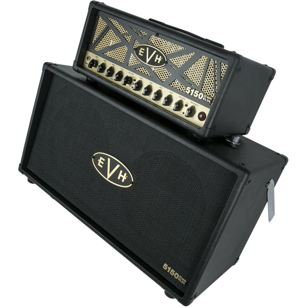 EVH 5150III EL34 2x12 Guitar Amp Cabinet - Black and Gold