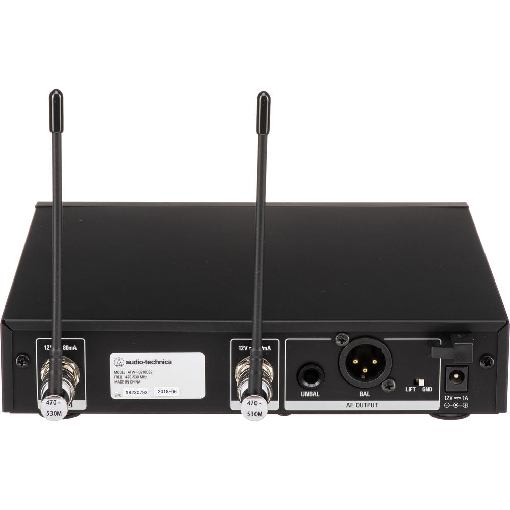 Audio-Technica ATW-3211/831 3000 Series Wireless Cardioid Lavalier Microphone System (EE1: 530 to 590 MHz)