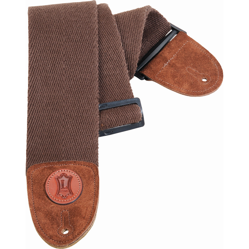 Levy's MSSC4-BRN Cotton Bass Guitar Straps