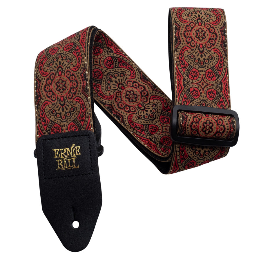 Ernie Ball Jacquard Polypro Guitar Strap - Crimson Paisley