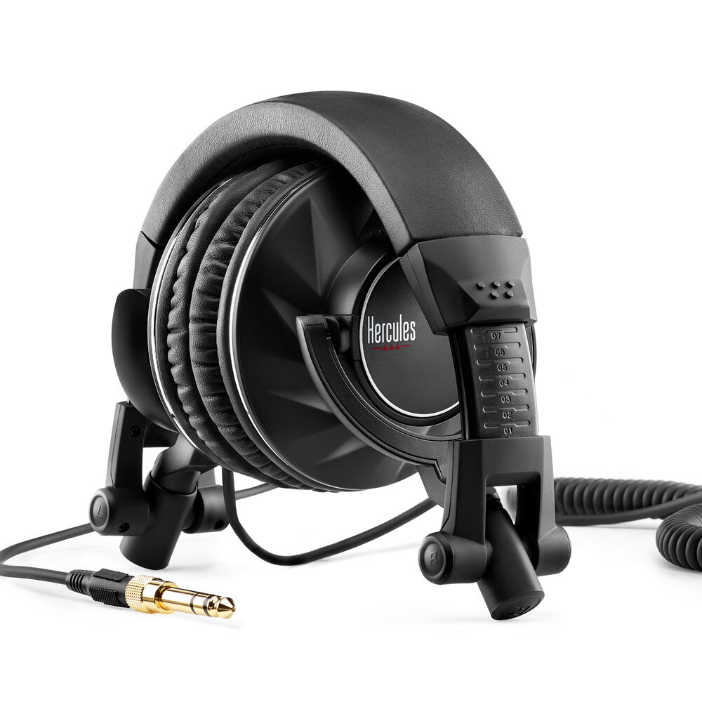 Hercules HDP DJ60 Closed-Back Over-Ear DJ Headphones