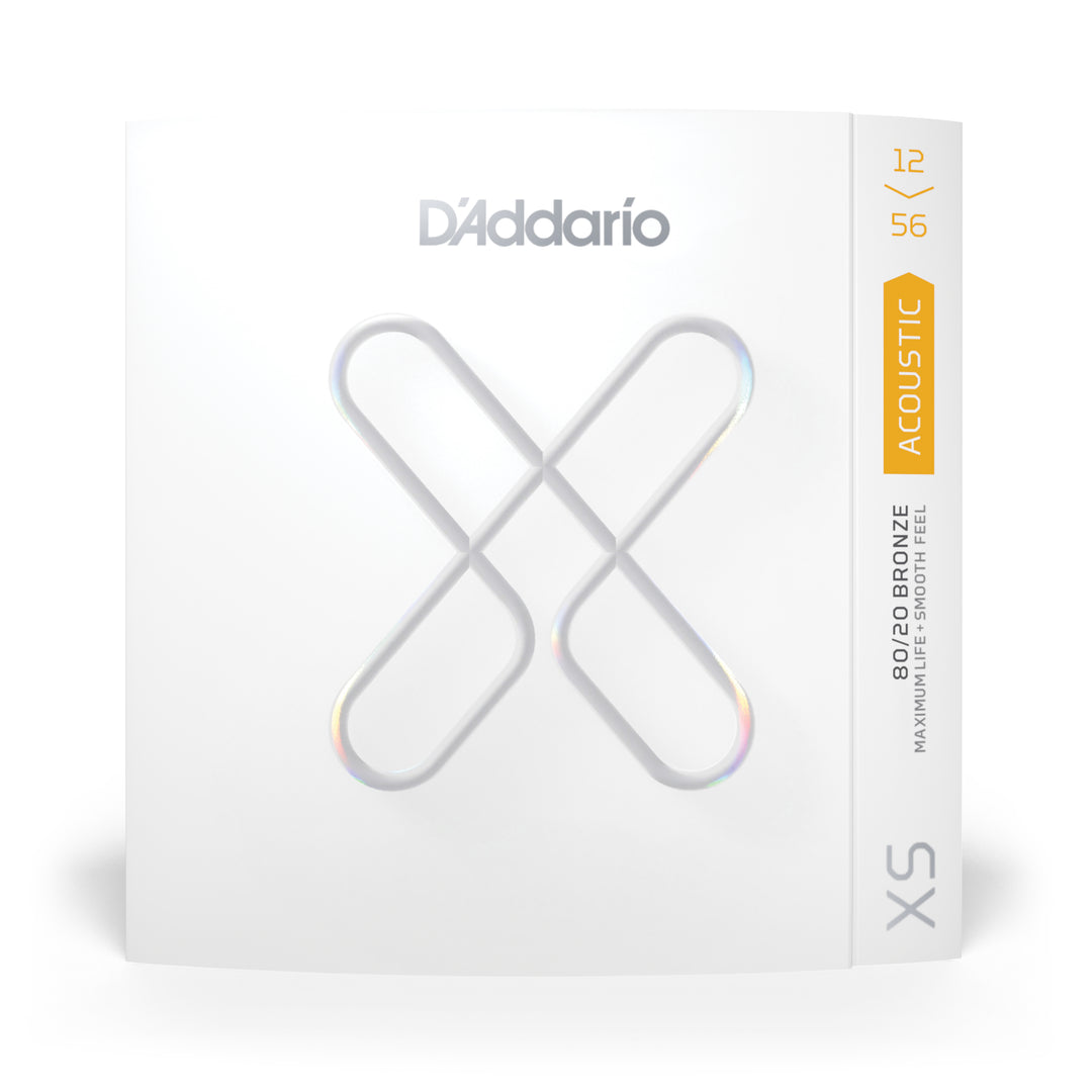 D'Addario XSABR1256 - Acoustic Guitar String Set XS 80/20 LT/MED BTM