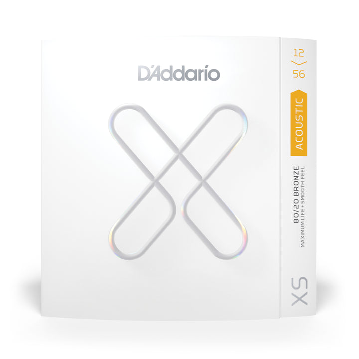 D'Addario XSABR1256 - Acoustic Guitar String Set XS 80/20 LT/MED BTM