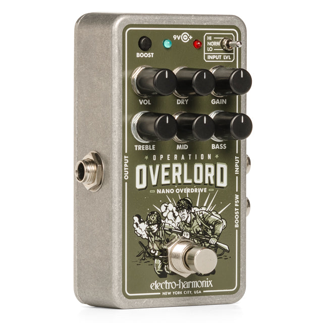 Electro-Harmonix Nano Operation Overlord Allied Overdrive Pedal