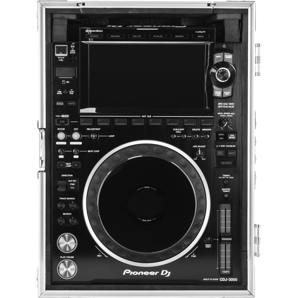 Odyssey FZ3000 Compact Flight Case for Pioneer CDJ-3000 Media Player - Silver and Black