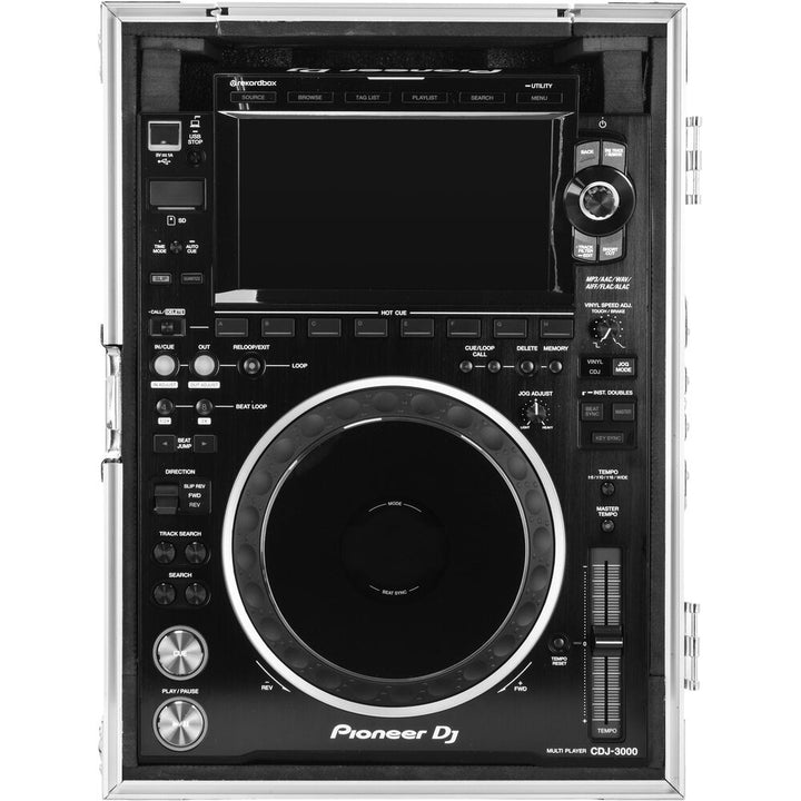 Odyssey FZ3000 Compact Flight Case for Pioneer CDJ-3000 Media Player - Silver and Black
