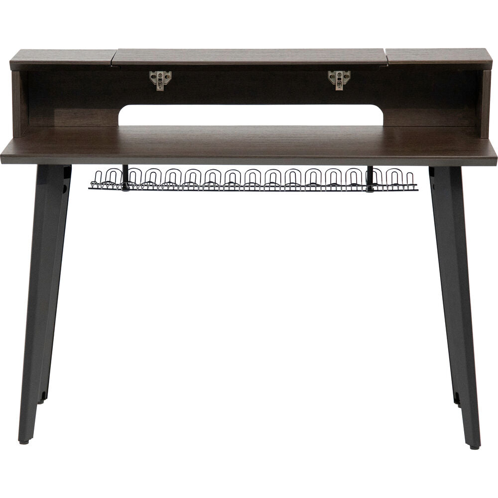 Gator Elite Furniture Series 61-Note Keyboard Table - Dark Walnut