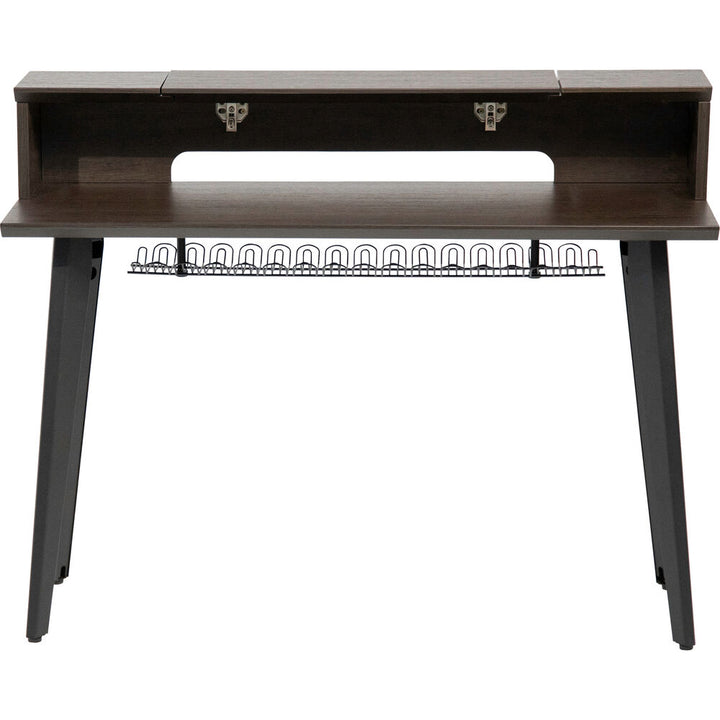 Gator Elite Furniture Series 61-Note Keyboard Table - Dark Walnut