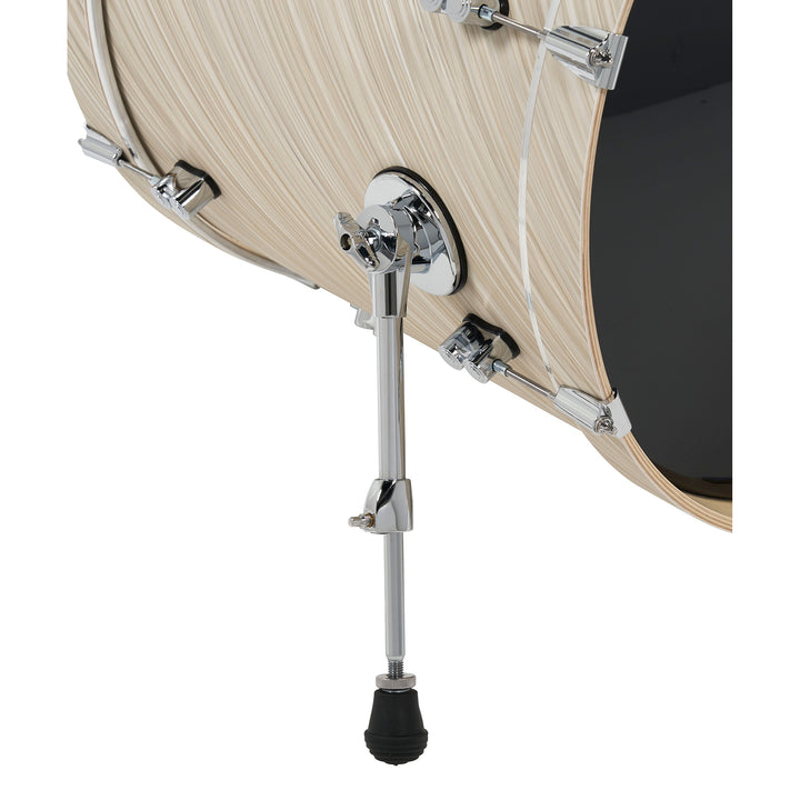 PDP Concept Maple Finish Ply CM Bop Kit Shell Pack w/ Chrome Hardware (14x18 w/ BDM, 8x12, 14x14FT) - Twisted Ivory