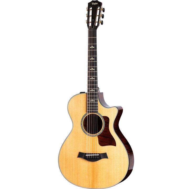 Taylor Guitars 612ce 12-Fret, West African Crelicam Ebony Fretboard, Expression System ® 2 Electronics, Venetian Cutaway with Taylor Deluxe Hardshell Brown Case