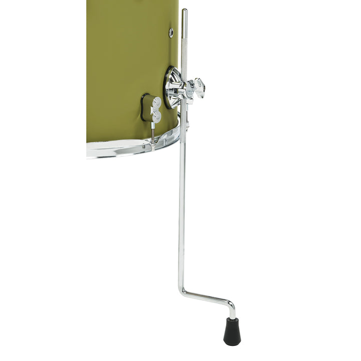 PDP Concept Maple Finish Ply CM Bop Kit Shell Pack w/ Chrome Hardware (14x18 w/ BDM, 8x12, 14x14FT) - Satin Olive