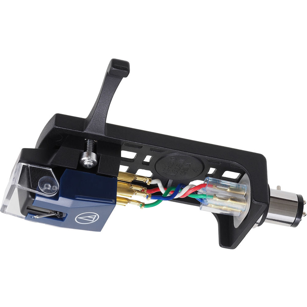Audio-Technica Consumer VM520EB/H Headshell and Cartridge Combo Kit with VM520EB and AT-HS10BK