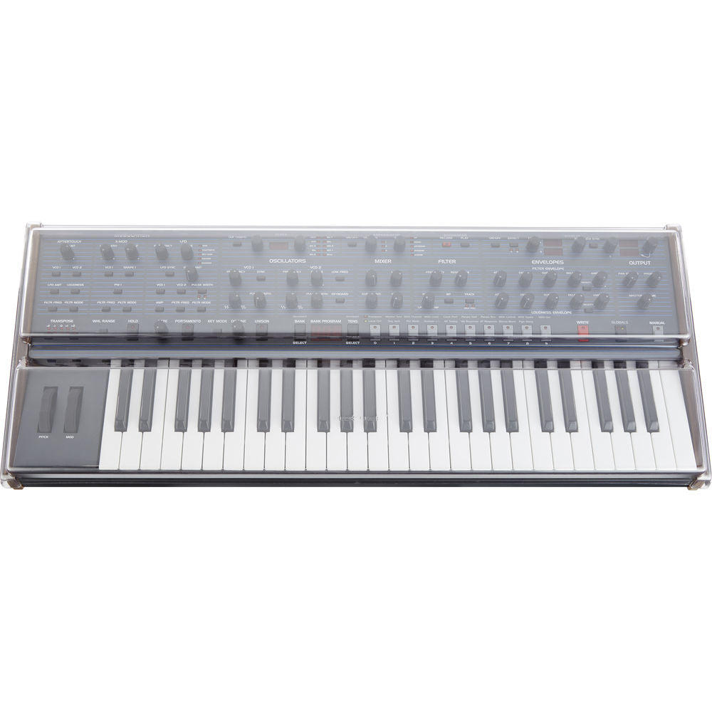 Decksaver Dust Cover for Dave Smith Instruments OB-6 Synth Keyboard