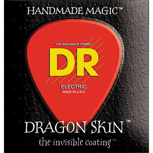 DR Strings DSB6-30 (Medium 6's) - Dragon Skin Clear Coated Bass: 30, 45, 65, 85, 105, 125