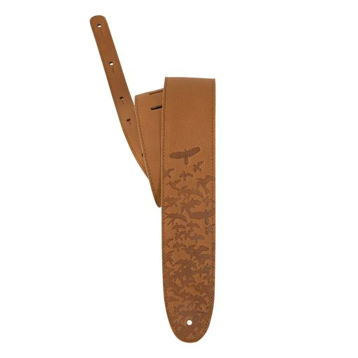 PRS 2.5" Leather Bird Swarm Strap, Tan
