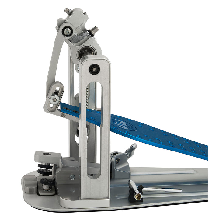 DW CPMDDBL Machined Direct Drive Single w/ Blue Footboard & Heel