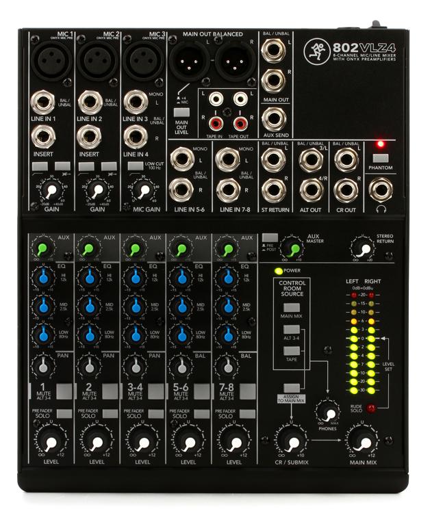 Mackie 802-VLZ4 Live Sound 8-Channel Mixer (RENTAL)