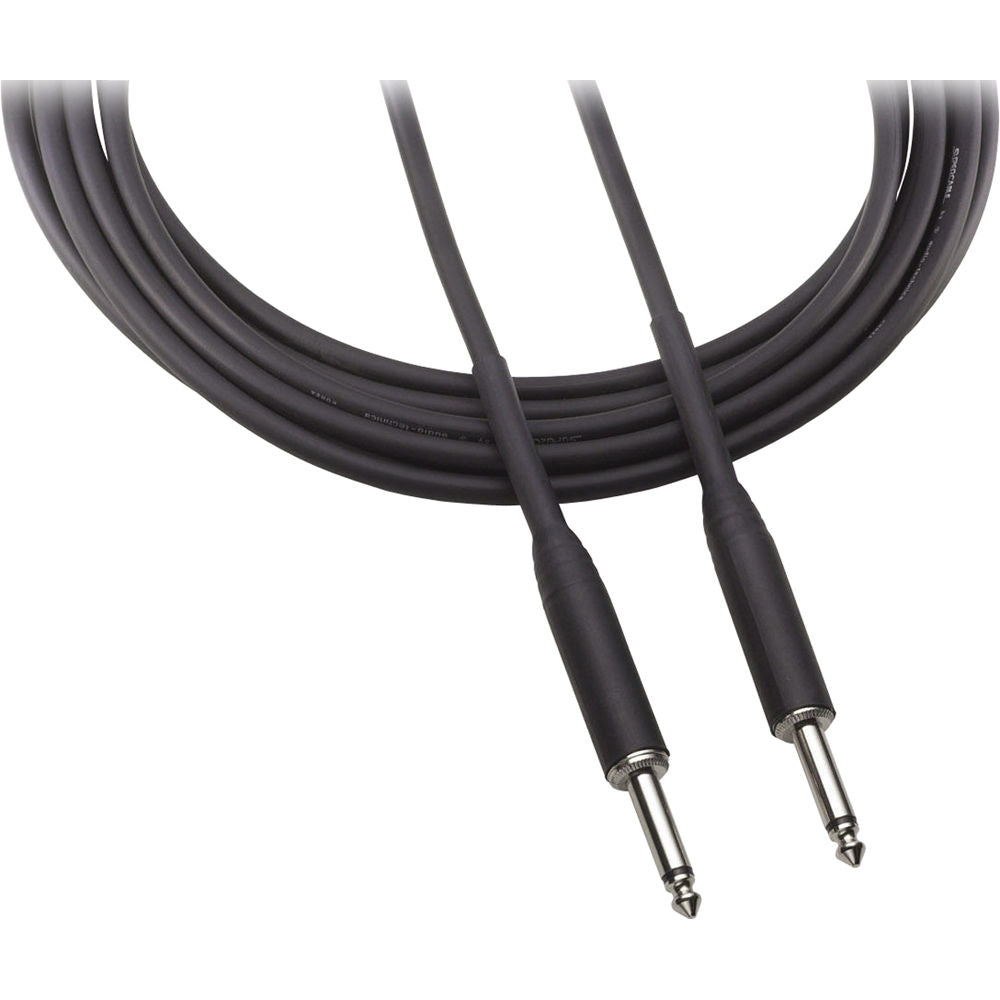 Audio-Technica AT8390 Instrument Cable with 1/4” Phone Plugs - 20’