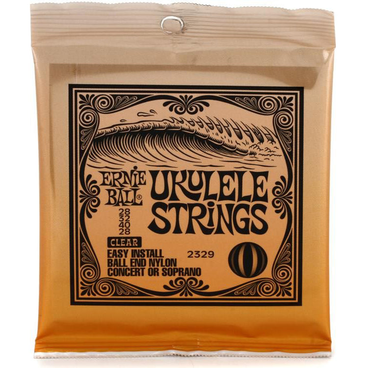 Ernie Ball 2329EB CONCERT/SOPRANO BALL UKE - CLEAR