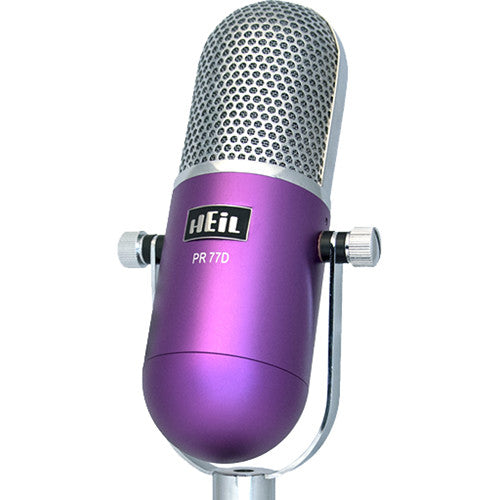 Heil PR 77DP Large-Diaphragm Dynamic Microphone (Purple Body)