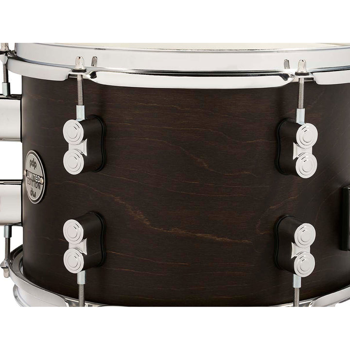PDP Concept Maple 8x12 Dry Snare Drum w/ Chrome Hardware - Satin Walnut Stain