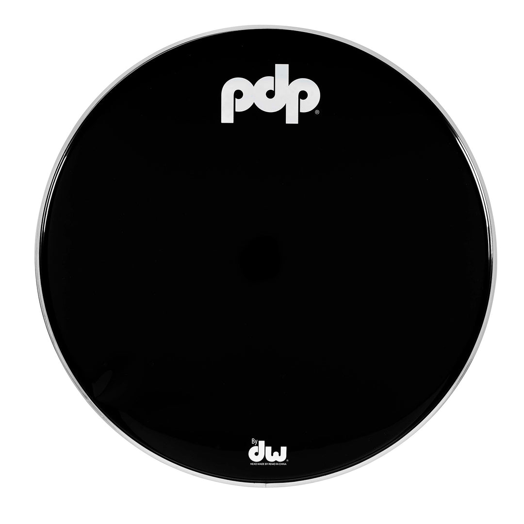 PDP PDACDH20BSKR Black Smooth Kick Resonant Logo Head - 20"
